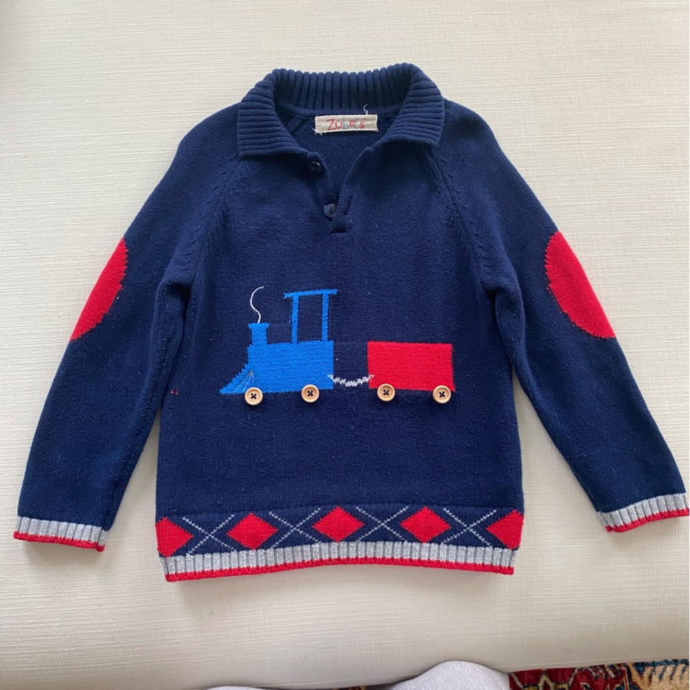 Zubells 3T Train Sweater